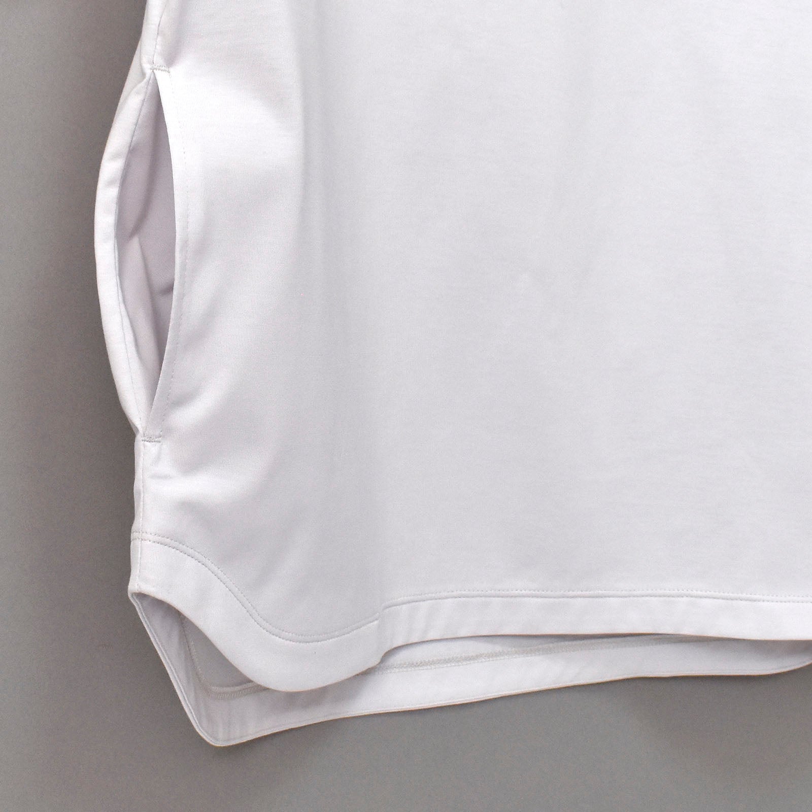 Oblong Collar Dress T Relax #LIGHT GREY