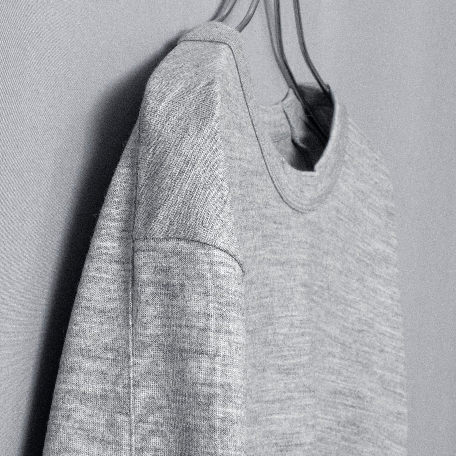 タイディドレスウールセーター / Tidy Dress Wool Sweater #HEATHER GREY