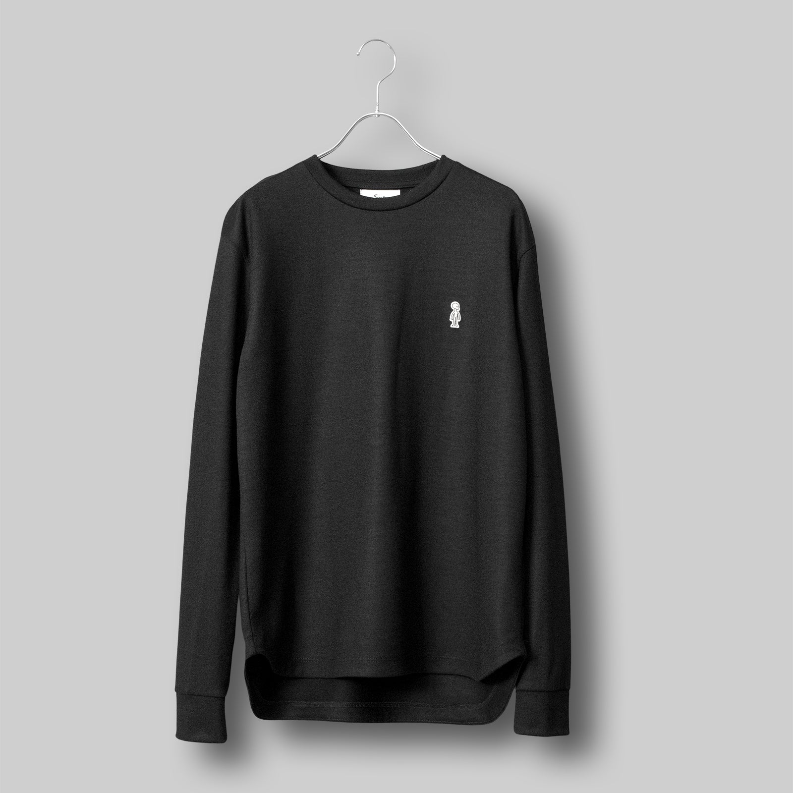 ヒューマドレスウールセーター クラシック / Huma Dress Wool Sweater Classic #BLACK