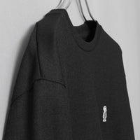 ヒューマドレスウールセーター クラシック / Huma Dress Wool Sweater Classic #BLACK