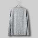 ヒューマドレスウールセーター クラシック / Huma Dress Wool Sweater Classic #HEATHER GREY
