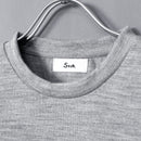 ヒューマドレスウールセーター クラシック / Huma Dress Wool Sweater Classic #HEATHER GREY