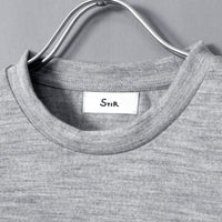 ヒューマドレスウールセーター クラシック / Huma Dress Wool Sweater Classic #HEATHER GREY