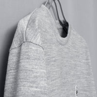 ヒューマドレスウールセーター クラシック / Huma Dress Wool Sweater Classic #HEATHER GREY