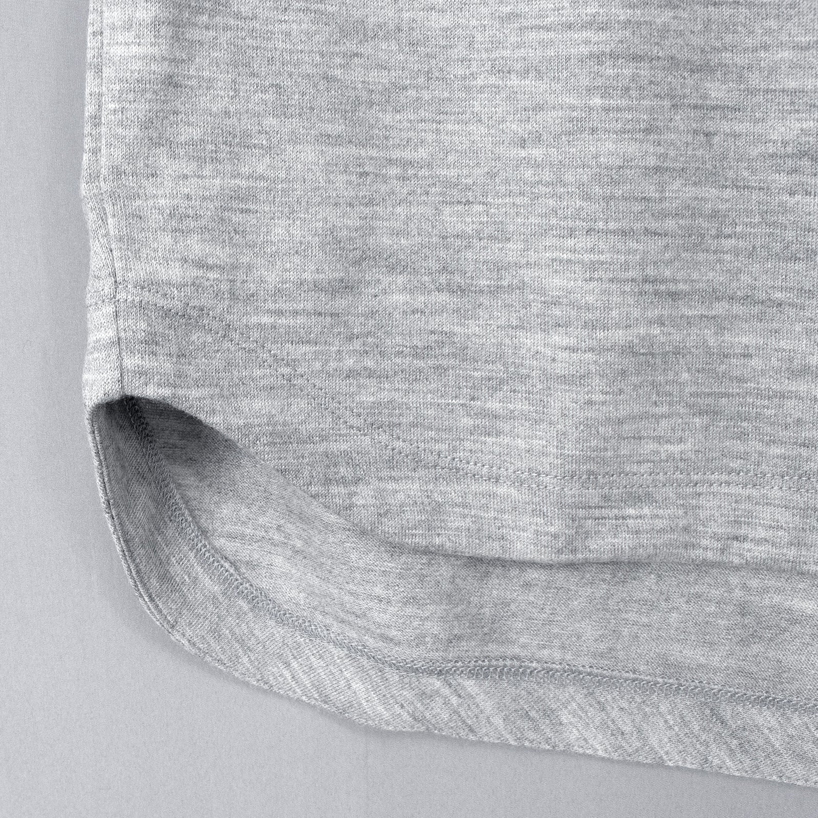 ヒューマドレスウールセーター クラシック / Huma Dress Wool Sweater Classic #HEATHER GREY