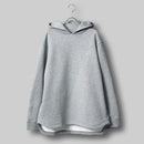 Huma Dress Pullover Hoodie #HEATHER GREY