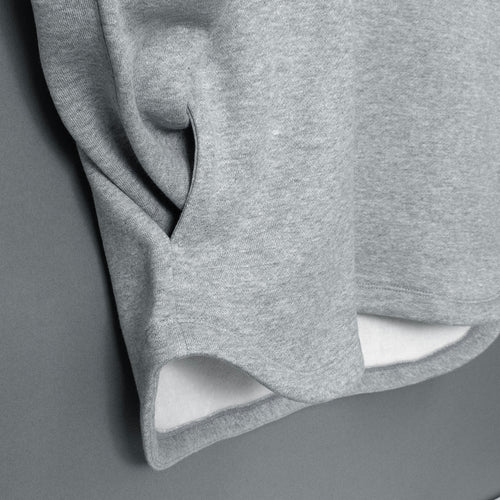 Huma Dress Pullover Hoodie #HEATHER GREY