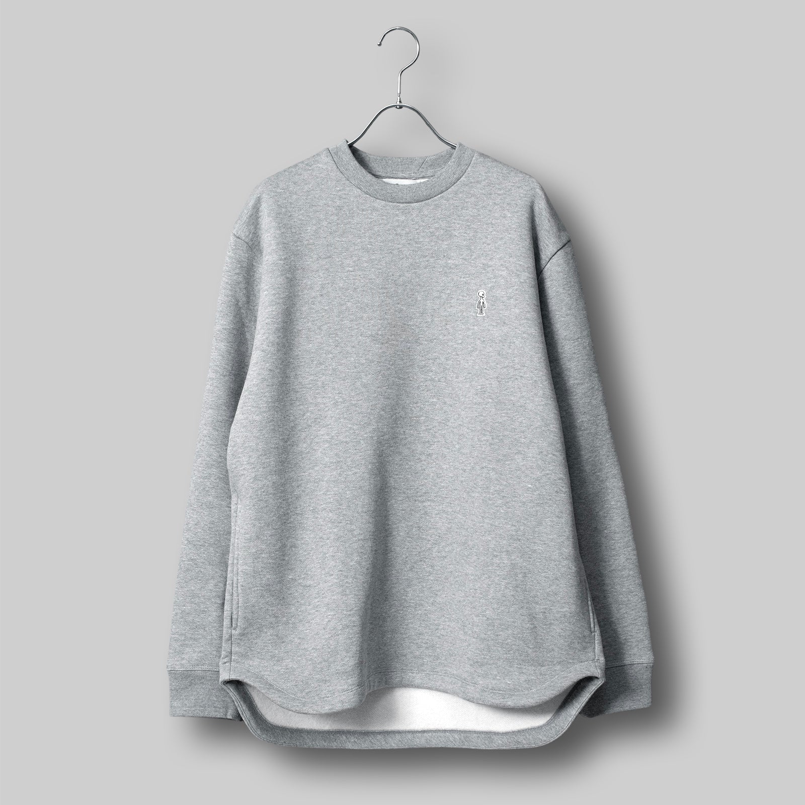ヒューマドレススウェットシャツ #HEATHER GREY