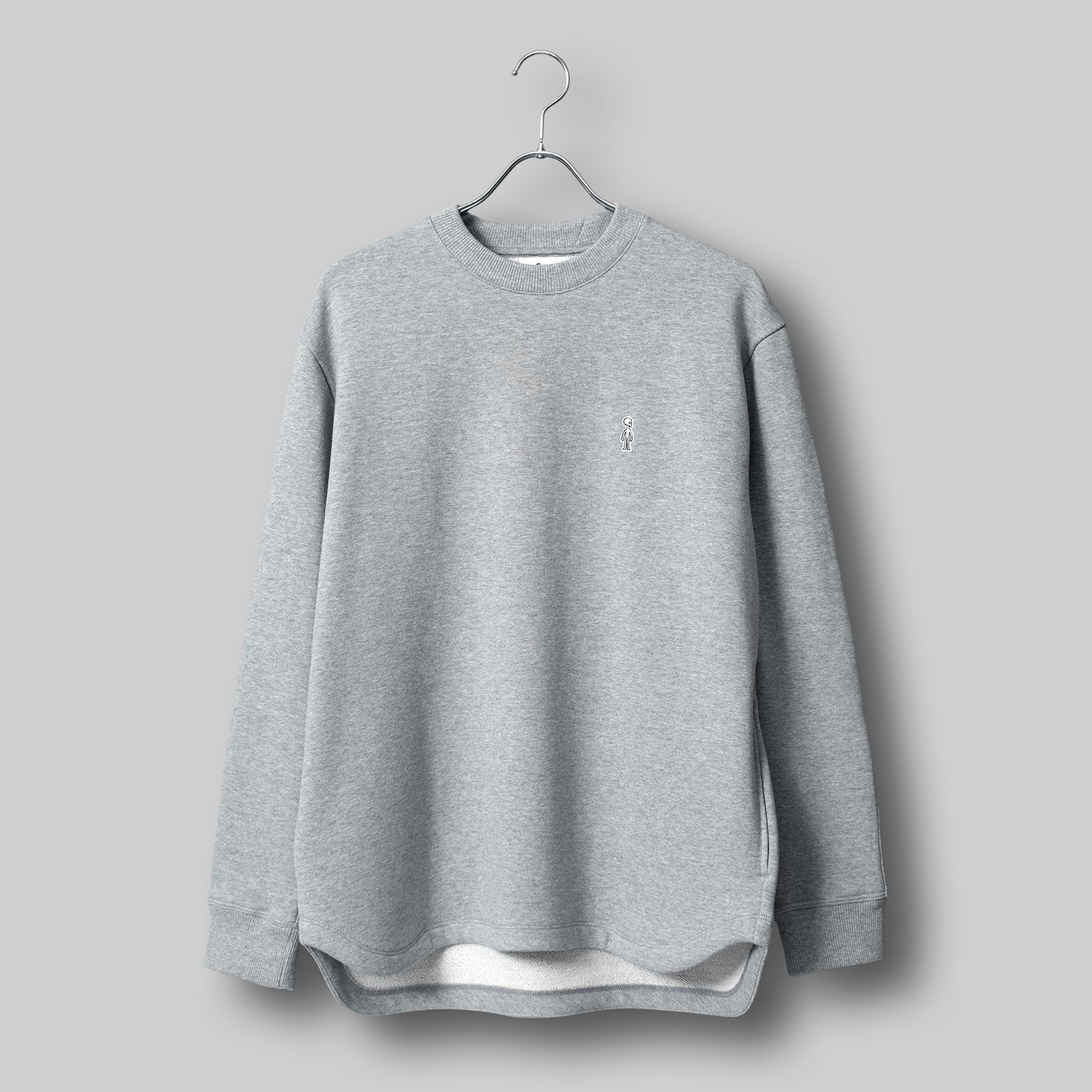 ニューヒューマドレススウェットシャツ #HEATHER GREY