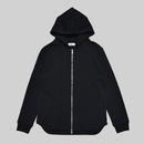 ユージュアルドレスジップパーカー / Usual Dress Zip Hoodie #BLACK