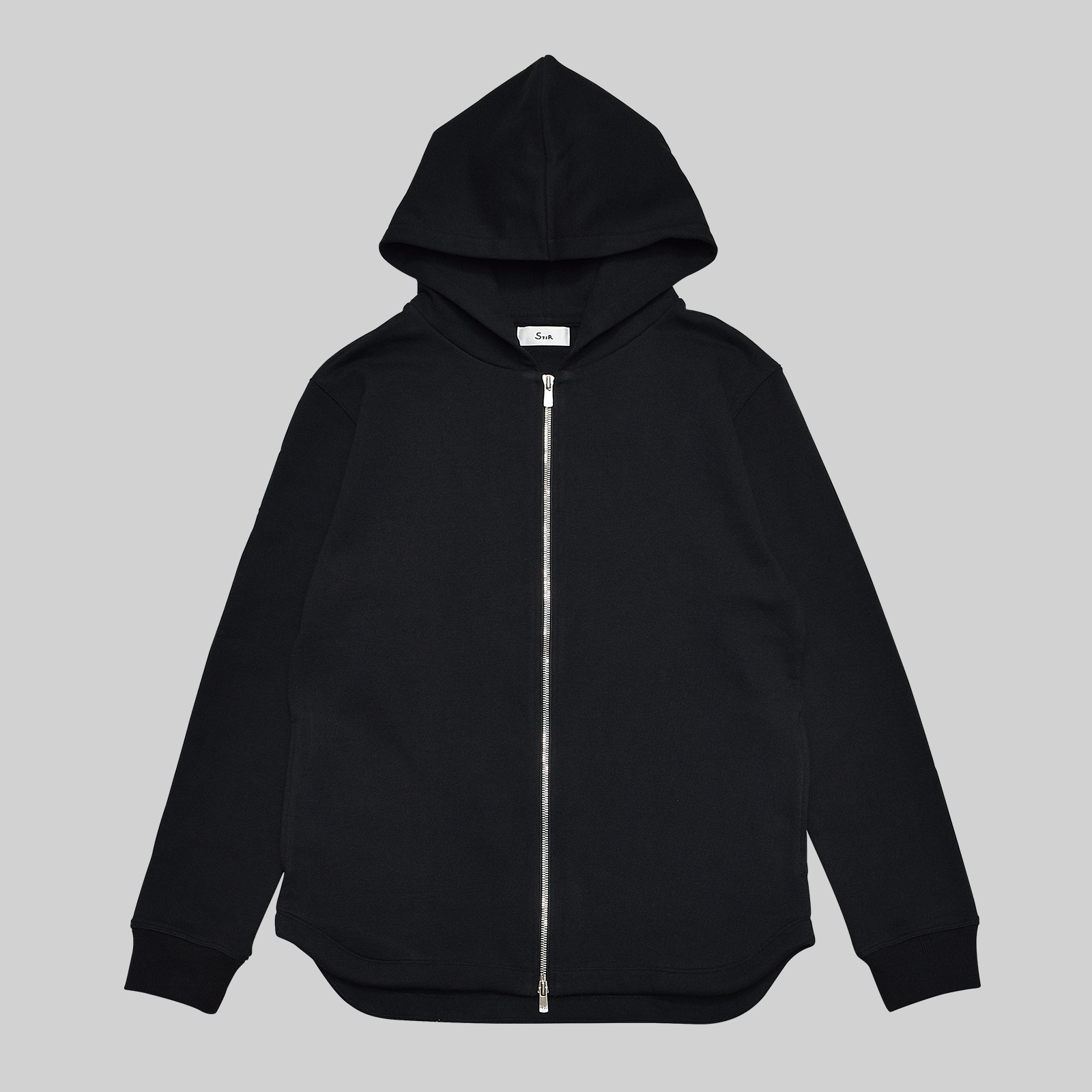 ユージュアルドレスジップパーカー / Usual Dress Zip Hoodie #BLACK