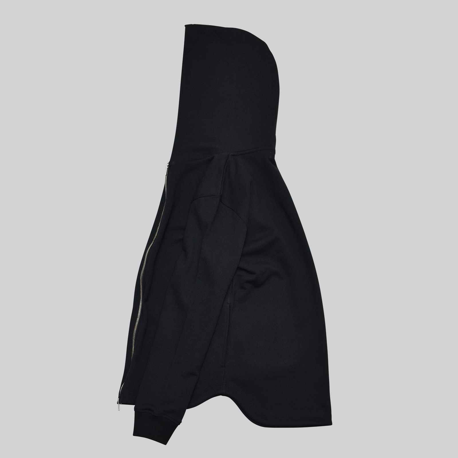 ユージュアルドレスジップパーカー / Usual Dress Zip Hoodie #BLACK