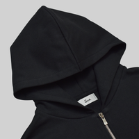 ユージュアルドレスジップパーカー / Usual Dress Zip Hoodie #BLACK