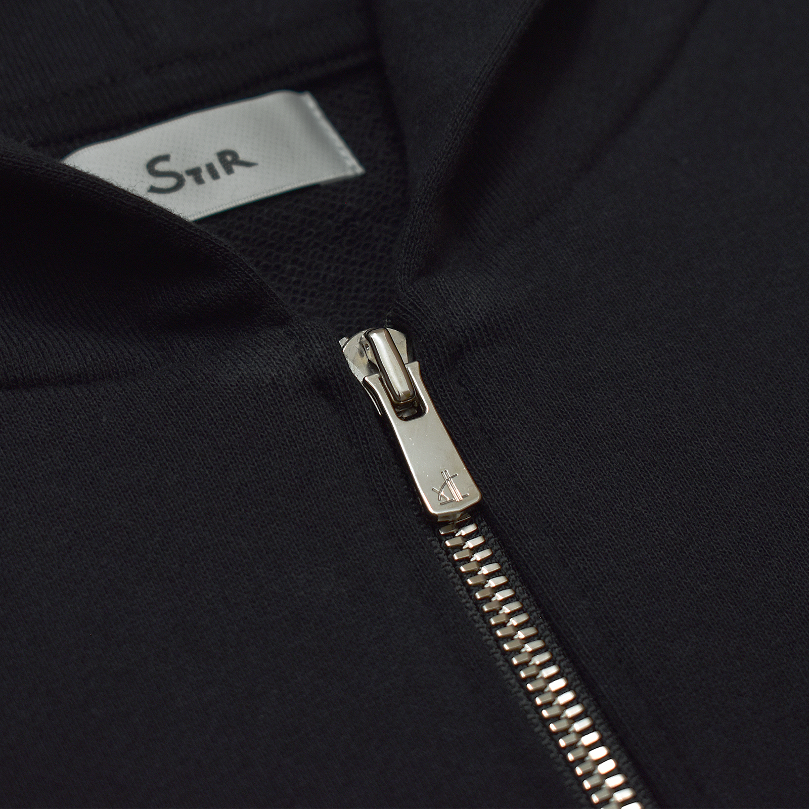 ユージュアルドレスジップパーカー / Usual Dress Zip Hoodie #BLACK