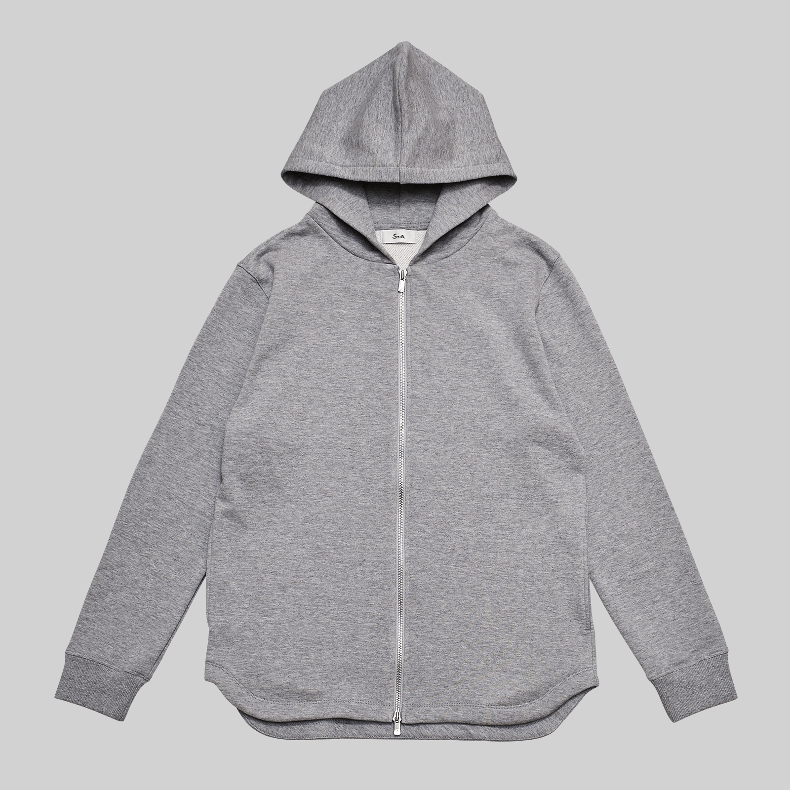 ユージュアルドレスジップパーカー / Usual Dress Zip Hoodie #HEATHER GREY