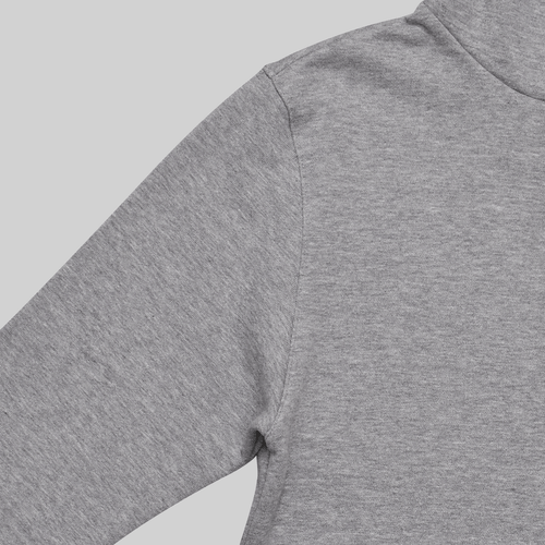 Usual Dress Zip Hoodie #HEATHER GREY