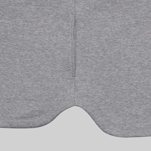 Usual Dress Zip Hoodie #HEATHER GREY