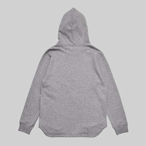 Usual Dress Zip Hoodie #HEATHER GREY