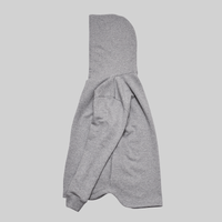 ユージュアルドレスジップパーカー / Usual Dress Zip Hoodie #HEATHER GREY