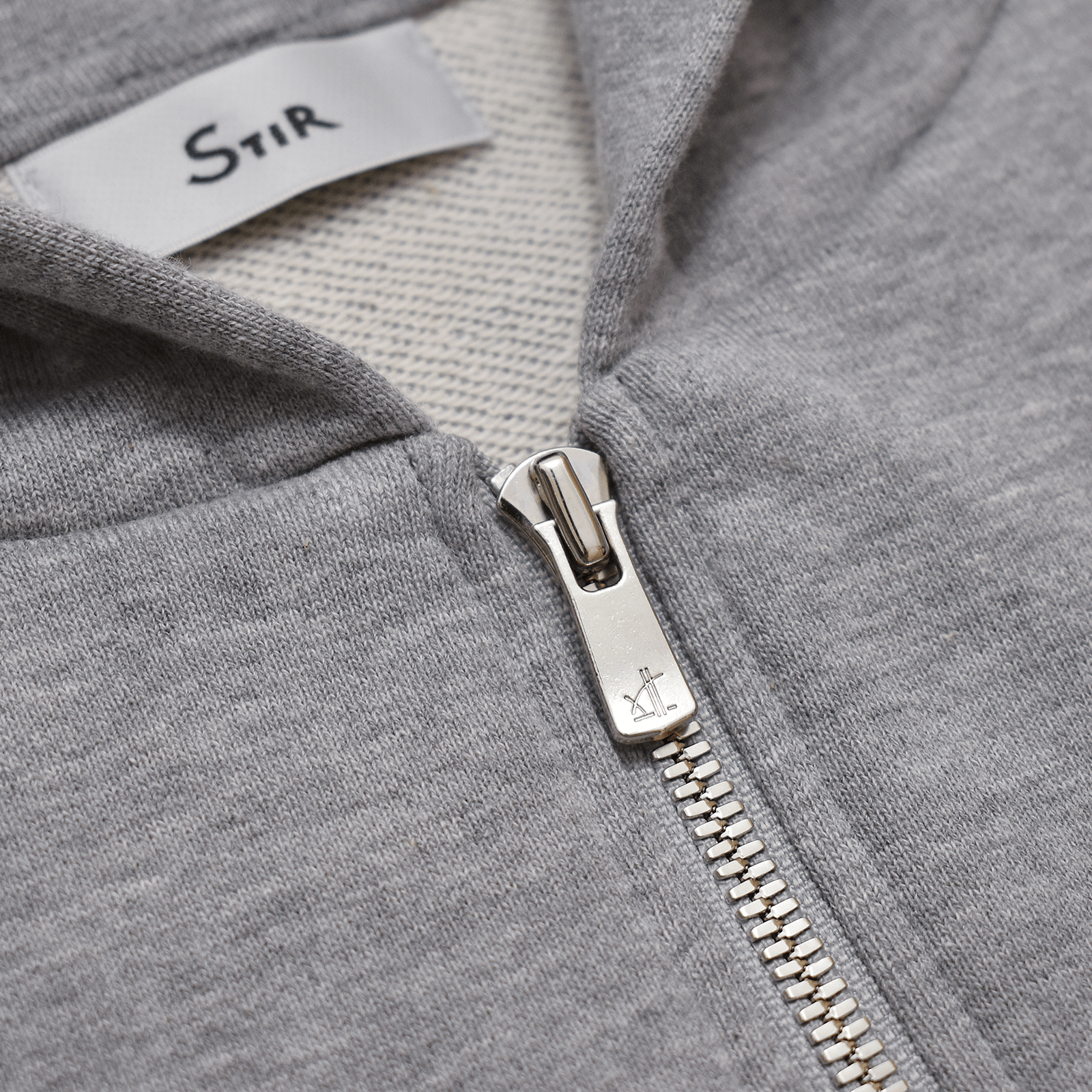 ユージュアルドレスジップパーカー / Usual Dress Zip Hoodie #HEATHER GREY