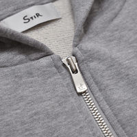 ユージュアルドレスジップパーカー / Usual Dress Zip Hoodie #HEATHER GREY