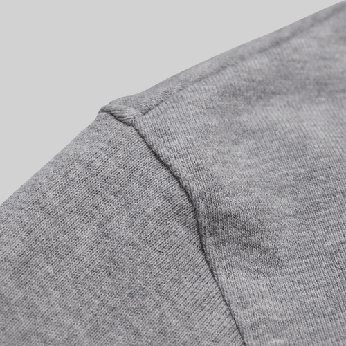 Usual Dress Zip Hoodie #HEATHER GREY