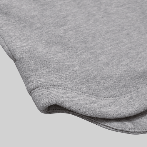 Usual Dress Zip Hoodie #HEATHER GREY