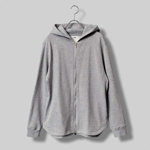 Usual Dress Zip Hoodie #HEATHER GREY