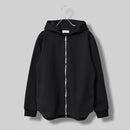 ユージュアルドレスジップパーカー / Usual Dress Zip Hoodie #BLACK