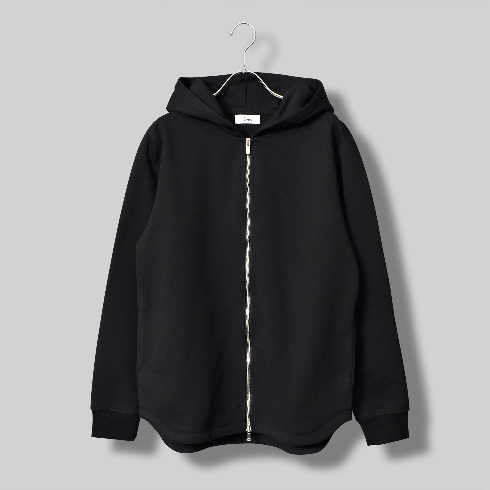 ユージュアルドレスジップパーカー / Usual Dress Zip Hoodie #BLACK