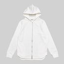 Airy Dress Zip Hoodie #WHITE