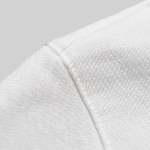 Airy Dress Zip Hoodie #WHITE