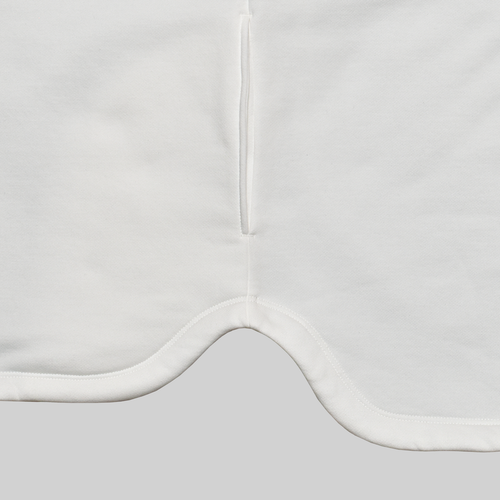 Airy Dress Zip Hoodie #WHITE