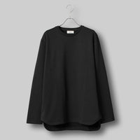コンフォートドレスT ロングスリーブ リラックス / Comfort Dress T LS Relax #BLACK