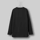 コンフォートドレスT ロングスリーブ リラックス / Comfort Dress T LS Relax #BLACK