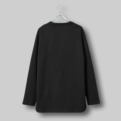 Comfort Dress T L/S Relax #BLACK