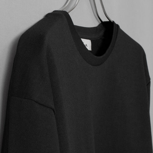 Comfort Dress T L/S Relax #BLACK
