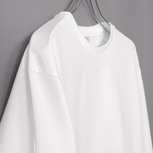 Comfort Dress T L/S Relax #WHITE
