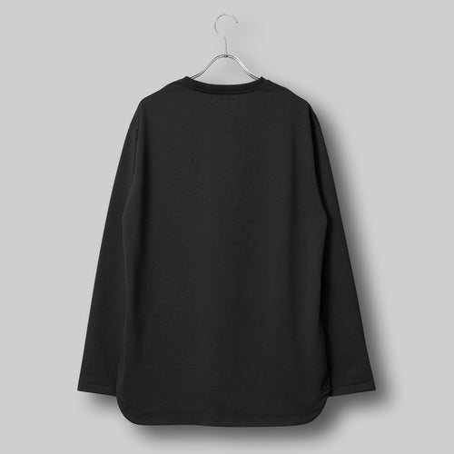 リフレッシュドレスT ロングスリーブ リラックス #BLACK