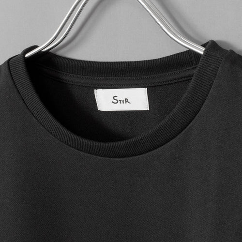 リフレッシュドレスT ロングスリーブ リラックス #BLACK