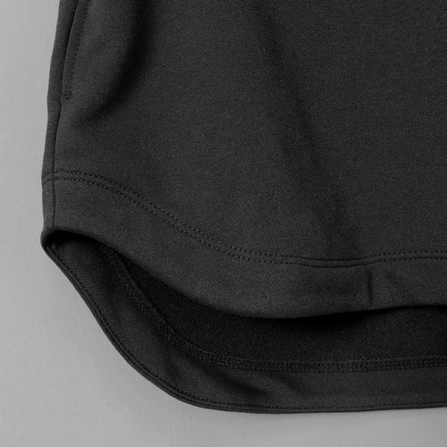 リフレッシュドレスT ロングスリーブ リラックス #BLACK