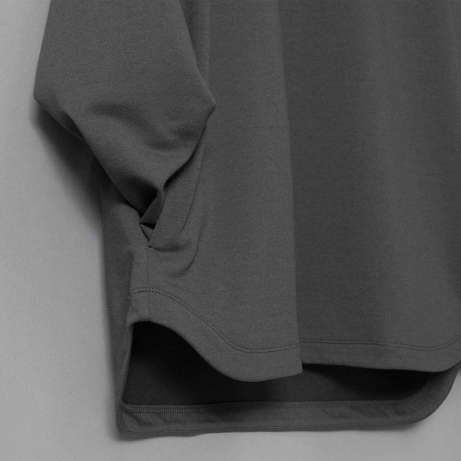 Refresh Dress T L/S Relaxed #CHARCOAL