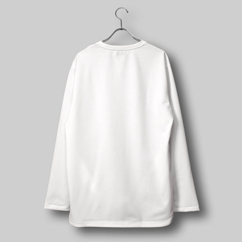 リフレッシュドレスT ロングスリーブ リラックス #WHITE