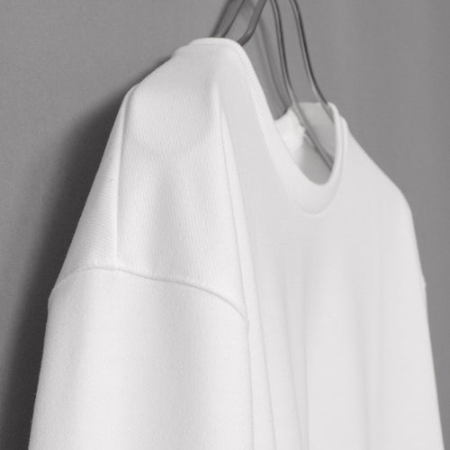 リフレッシュドレスT ロングスリーブ リラックス #WHITE