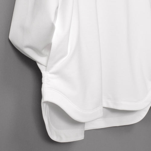 リフレッシュドレスT ロングスリーブ リラックス #WHITE