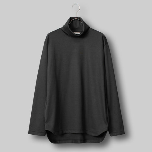 Urban Dress T L/S Turtle Neck Relax #BLACK