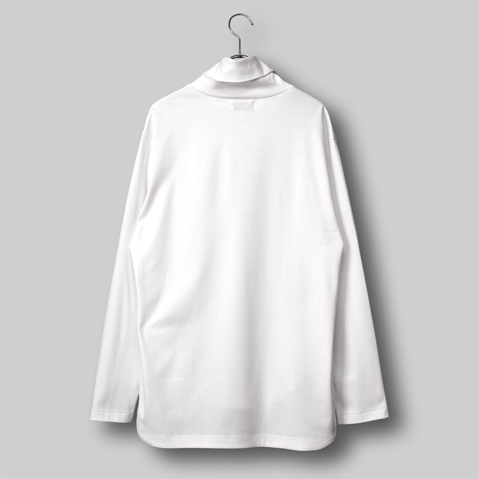 アーバンドレスT ロングスリーブ タートルネック リラックス #WHITE