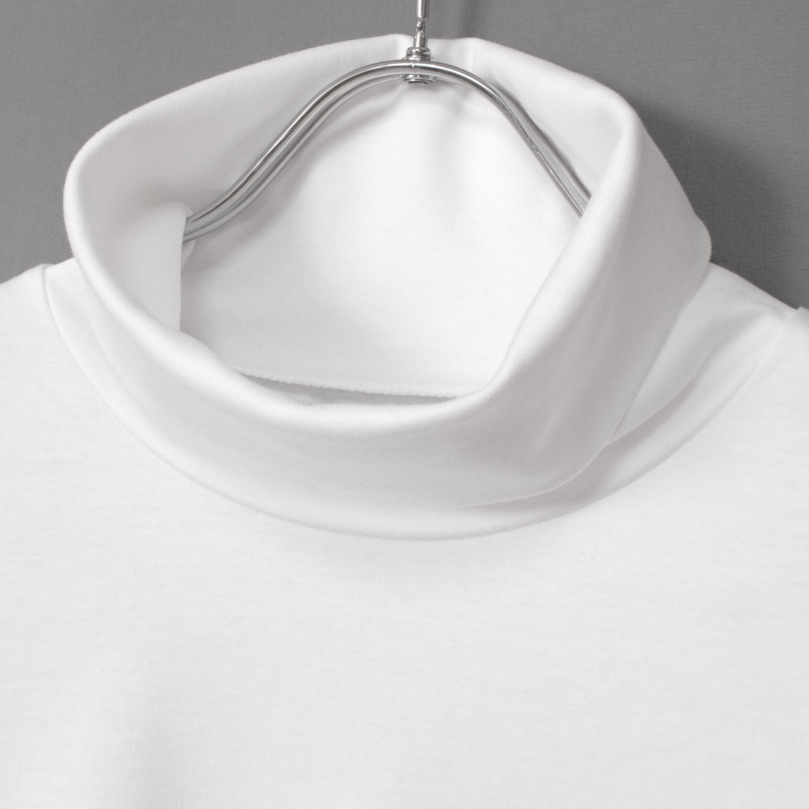 アーバンドレスT ロングスリーブ タートルネック リラックス #WHITE