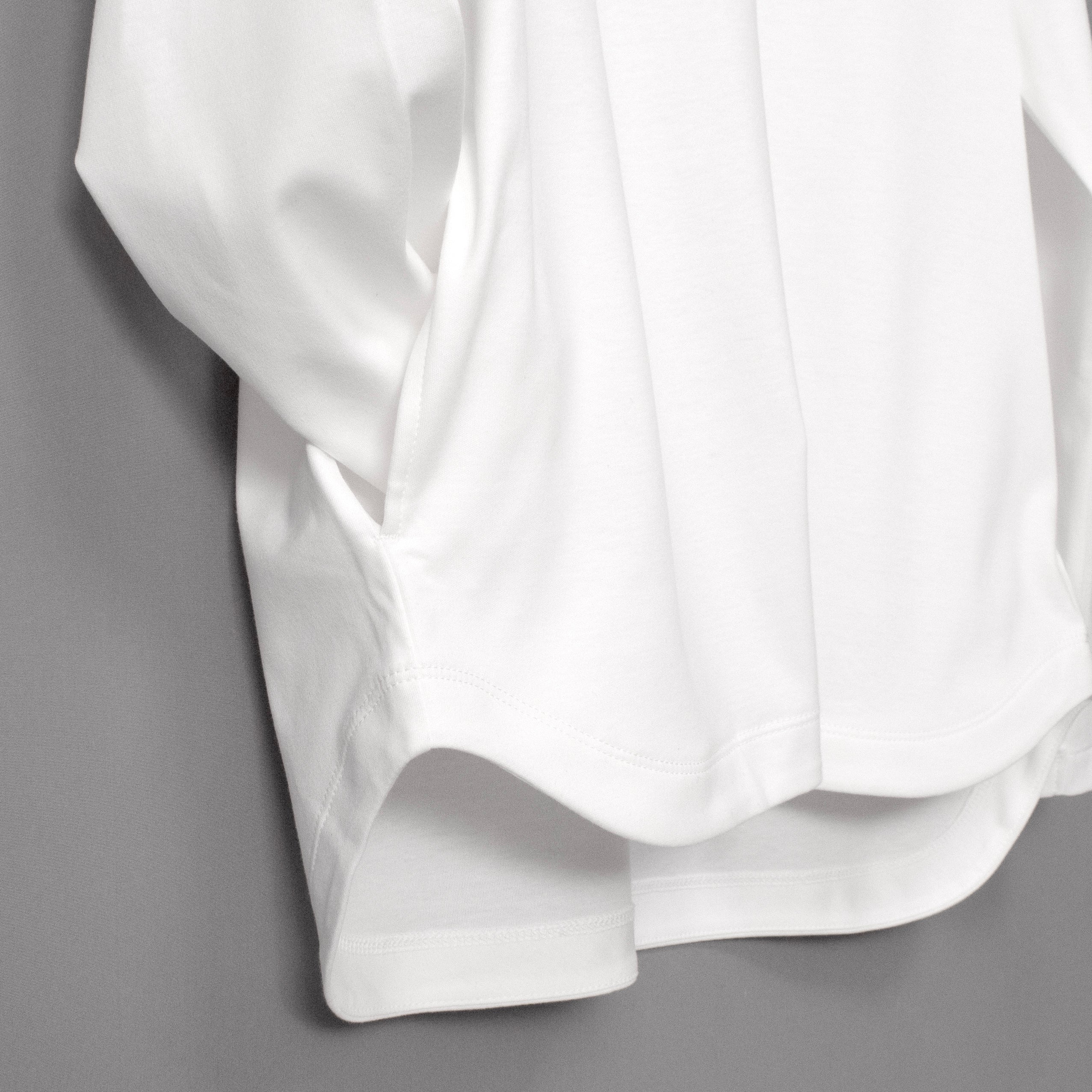 アーバンドレスT ロングスリーブ タートルネック リラックス #WHITE