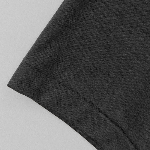 Albini T Smooth L/S Mock Neck Relax #BLACK